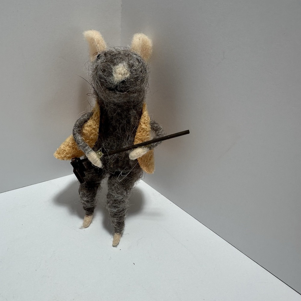 Wooly Mouse‎ Figure With Garden Rake